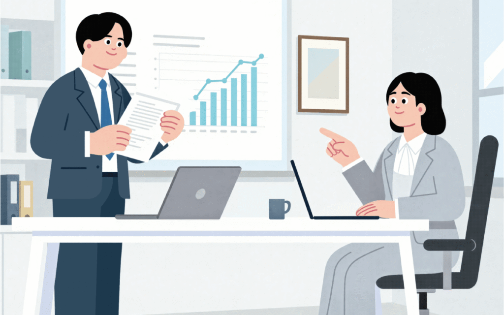 Gráficas de rendimiento de campañas de desarrollo de software en pantalla